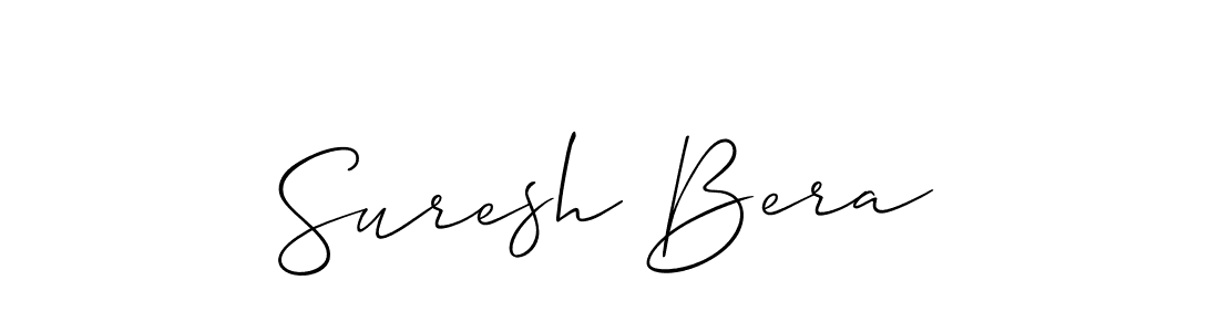 How to Draw Suresh Bera signature style? Allison_Script is a latest design signature styles for name Suresh Bera. Suresh Bera signature style 2 images and pictures png