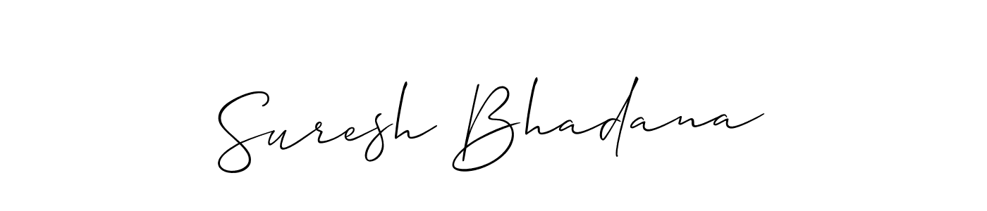 You can use this online signature creator to create a handwritten signature for the name Suresh Bhadana. This is the best online autograph maker. Suresh Bhadana signature style 2 images and pictures png