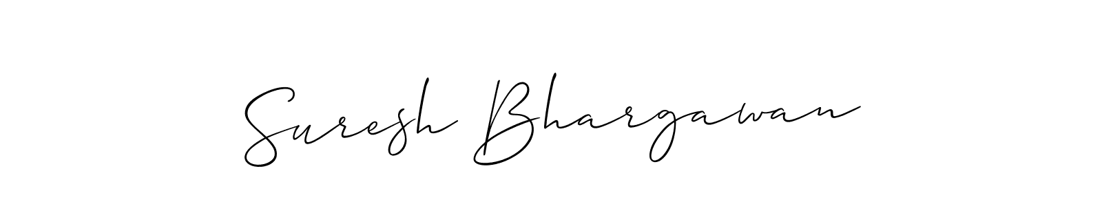 Similarly Allison_Script is the best handwritten signature design. Signature creator online .You can use it as an online autograph creator for name Suresh Bhargawan. Suresh Bhargawan signature style 2 images and pictures png