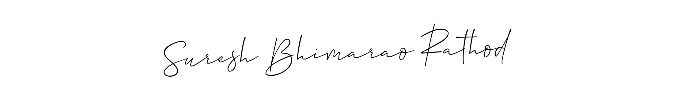 It looks lik you need a new signature style for name Suresh Bhimarao Rathod. Design unique handwritten (Allison_Script) signature with our free signature maker in just a few clicks. Suresh Bhimarao Rathod signature style 2 images and pictures png