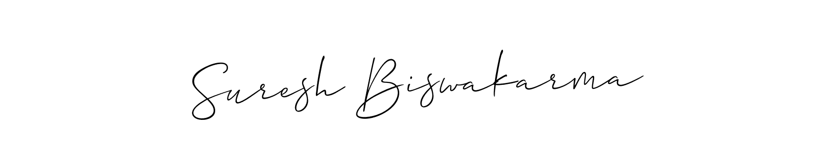 This is the best signature style for the Suresh Biswakarma name. Also you like these signature font (Allison_Script). Mix name signature. Suresh Biswakarma signature style 2 images and pictures png