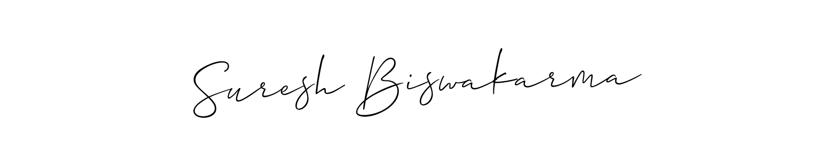 This is the best signature style for the Suresh Biswakarma name. Also you like these signature font (Allison_Script). Mix name signature. Suresh Biswakarma signature style 2 images and pictures png