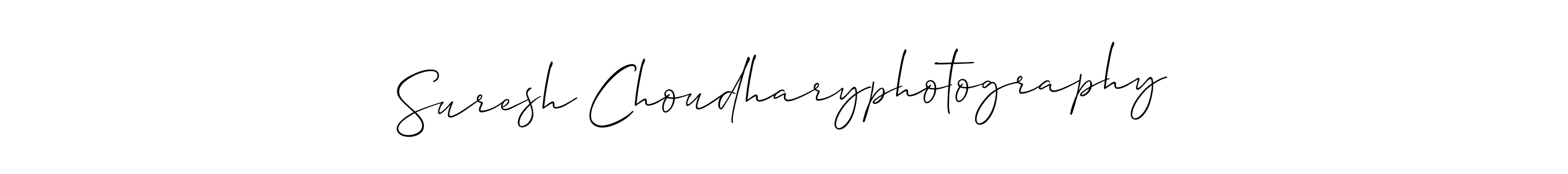 Also we have Suresh Choudharyphotography name is the best signature style. Create professional handwritten signature collection using Allison_Script autograph style. Suresh Choudharyphotography signature style 2 images and pictures png