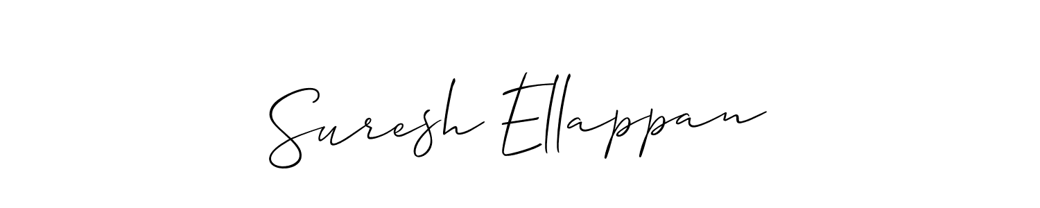 Create a beautiful signature design for name Suresh Ellappan. With this signature (Allison_Script) fonts, you can make a handwritten signature for free. Suresh Ellappan signature style 2 images and pictures png