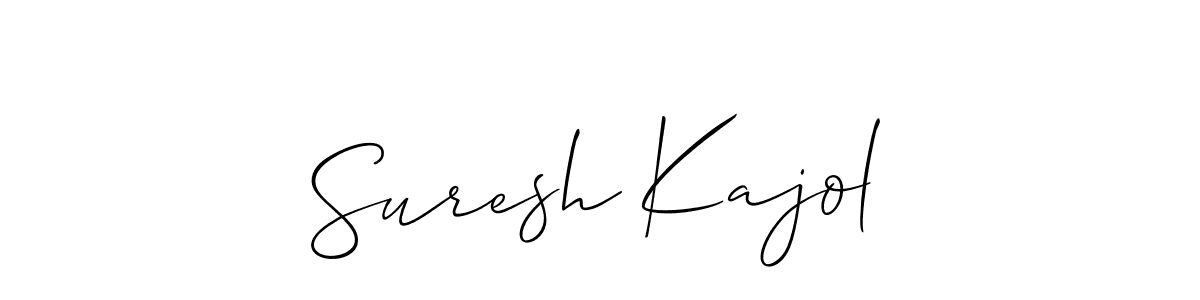 How to make Suresh Kajol signature? Allison_Script is a professional autograph style. Create handwritten signature for Suresh Kajol name. Suresh Kajol signature style 2 images and pictures png