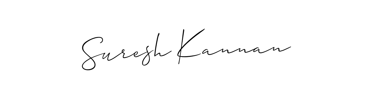 Design your own signature with our free online signature maker. With this signature software, you can create a handwritten (Allison_Script) signature for name Suresh Kannan. Suresh Kannan signature style 2 images and pictures png