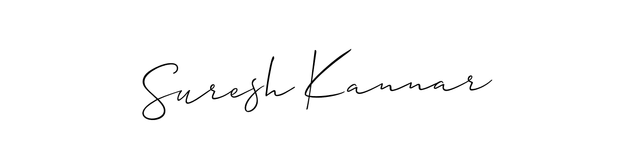 How to Draw Suresh Kannar signature style? Allison_Script is a latest design signature styles for name Suresh Kannar. Suresh Kannar signature style 2 images and pictures png