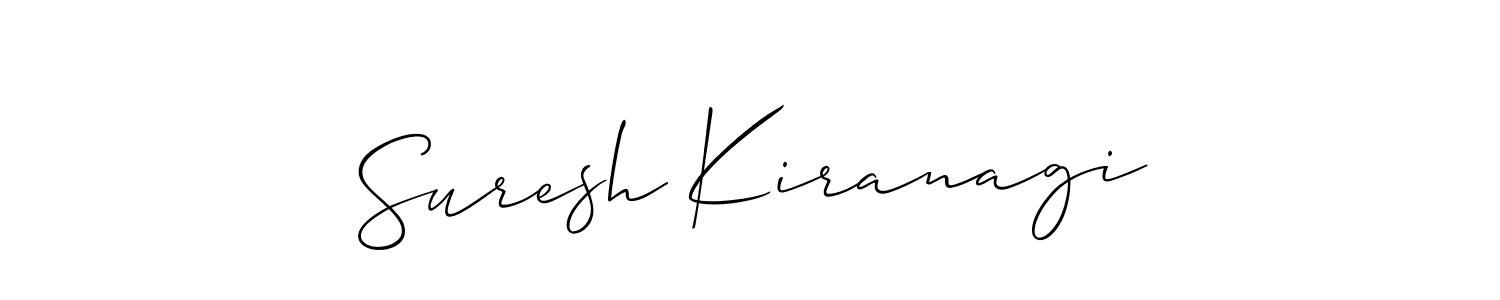 How to make Suresh Kiranagi signature? Allison_Script is a professional autograph style. Create handwritten signature for Suresh Kiranagi name. Suresh Kiranagi signature style 2 images and pictures png