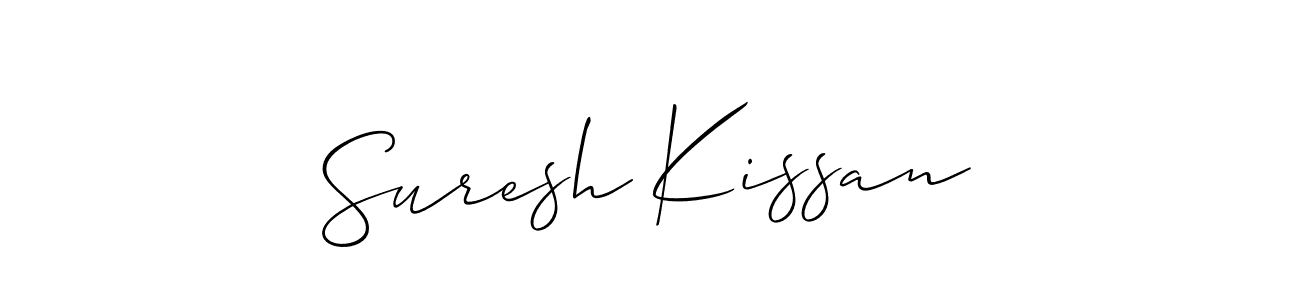 Create a beautiful signature design for name Suresh Kissan. With this signature (Allison_Script) fonts, you can make a handwritten signature for free. Suresh Kissan signature style 2 images and pictures png