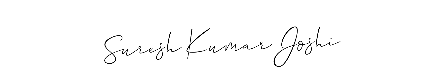 How to Draw Suresh Kumar Joshi signature style? Allison_Script is a latest design signature styles for name Suresh Kumar Joshi. Suresh Kumar Joshi signature style 2 images and pictures png