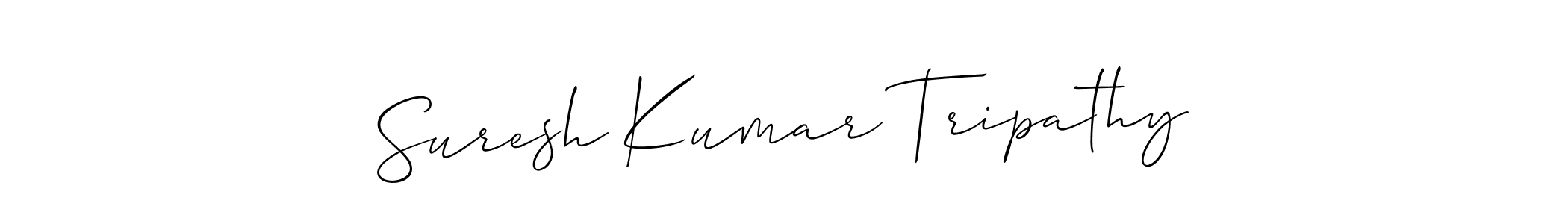Design your own signature with our free online signature maker. With this signature software, you can create a handwritten (Allison_Script) signature for name Suresh Kumar Tripathy. Suresh Kumar Tripathy signature style 2 images and pictures png