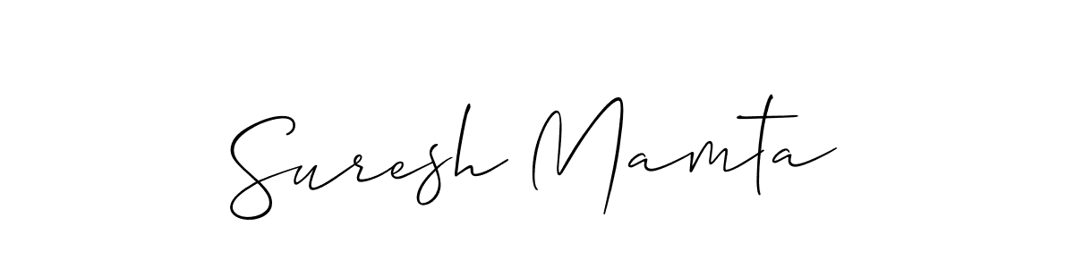 Make a beautiful signature design for name Suresh Mamta. Use this online signature maker to create a handwritten signature for free. Suresh Mamta signature style 2 images and pictures png