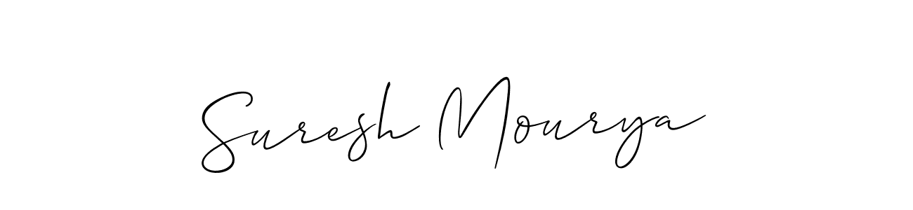 Similarly Allison_Script is the best handwritten signature design. Signature creator online .You can use it as an online autograph creator for name Suresh Mourya. Suresh Mourya signature style 2 images and pictures png