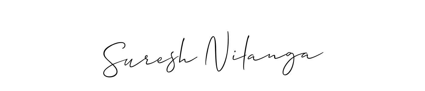 Best and Professional Signature Style for Suresh Nilanga. Allison_Script Best Signature Style Collection. Suresh Nilanga signature style 2 images and pictures png