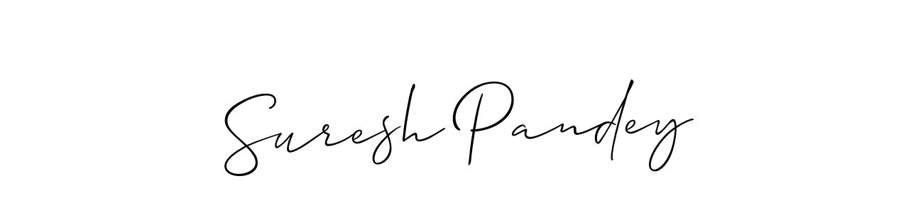This is the best signature style for the Suresh Pandey name. Also you like these signature font (Allison_Script). Mix name signature. Suresh Pandey signature style 2 images and pictures png