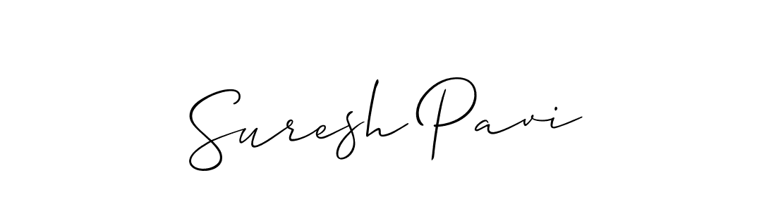 Make a beautiful signature design for name Suresh Pavi. Use this online signature maker to create a handwritten signature for free. Suresh Pavi signature style 2 images and pictures png