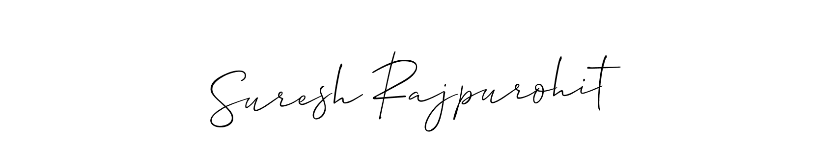 It looks lik you need a new signature style for name Suresh Rajpurohit. Design unique handwritten (Allison_Script) signature with our free signature maker in just a few clicks. Suresh Rajpurohit signature style 2 images and pictures png