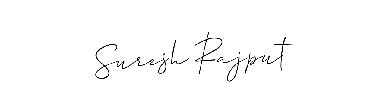 Also we have Suresh Rajput name is the best signature style. Create professional handwritten signature collection using Allison_Script autograph style. Suresh Rajput signature style 2 images and pictures png