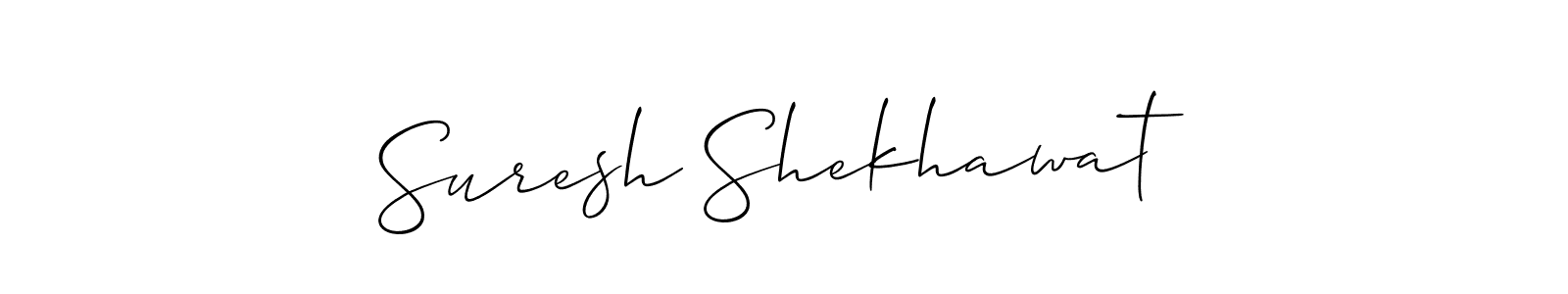 if you are searching for the best signature style for your name Suresh Shekhawat. so please give up your signature search. here we have designed multiple signature styles  using Allison_Script. Suresh Shekhawat signature style 2 images and pictures png