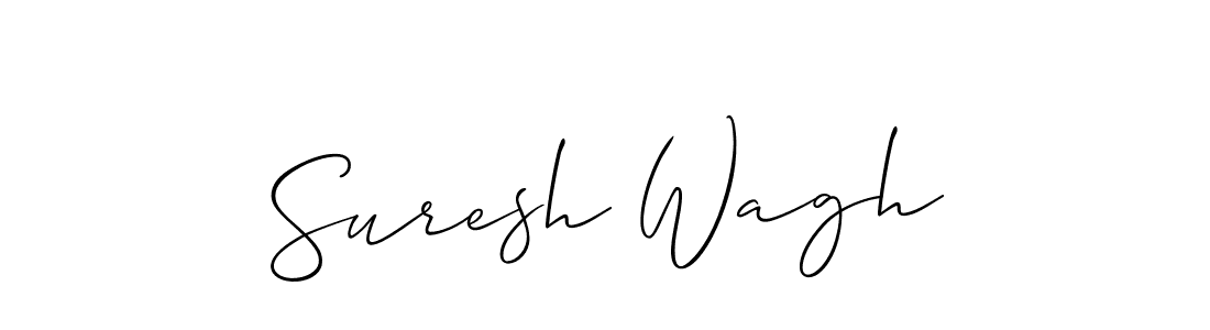 Use a signature maker to create a handwritten signature online. With this signature software, you can design (Allison_Script) your own signature for name Suresh Wagh. Suresh Wagh signature style 2 images and pictures png