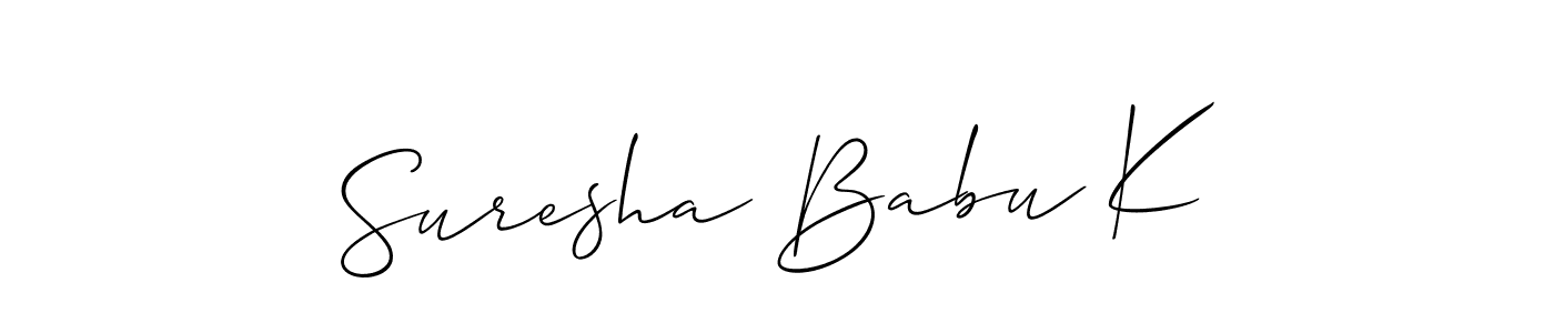 Check out images of Autograph of Suresha Babu K name. Actor Suresha Babu K Signature Style. Allison_Script is a professional sign style online. Suresha Babu K signature style 2 images and pictures png