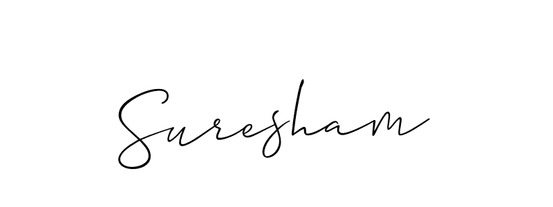 Check out images of Autograph of Suresham name. Actor Suresham Signature Style. Allison_Script is a professional sign style online. Suresham signature style 2 images and pictures png