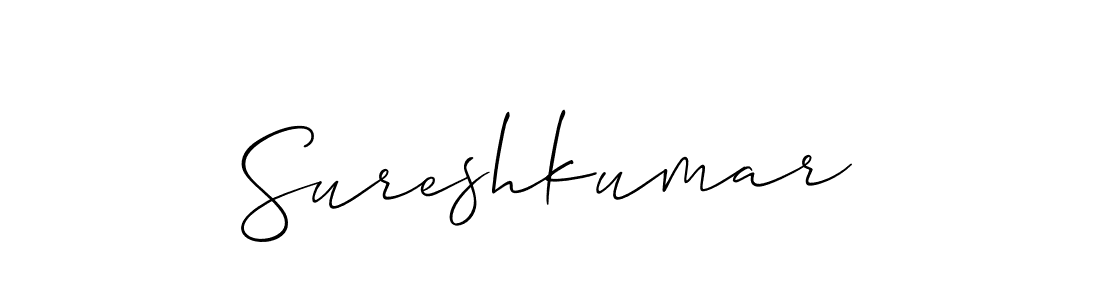 It looks lik you need a new signature style for name Sureshkumar. Design unique handwritten (Allison_Script) signature with our free signature maker in just a few clicks. Sureshkumar signature style 2 images and pictures png