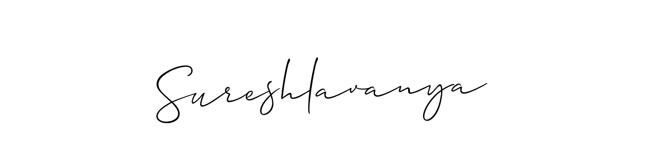 Best and Professional Signature Style for Sureshlavanya. Allison_Script Best Signature Style Collection. Sureshlavanya signature style 2 images and pictures png