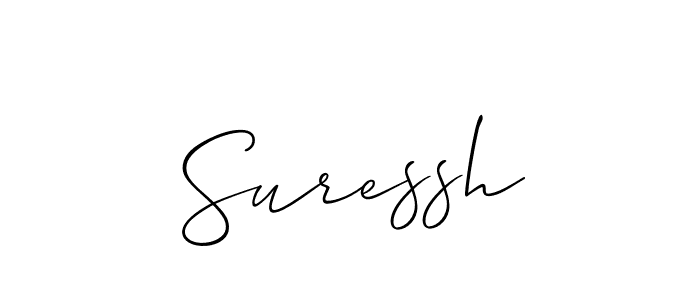 Best and Professional Signature Style for Suressh. Allison_Script Best Signature Style Collection. Suressh signature style 2 images and pictures png