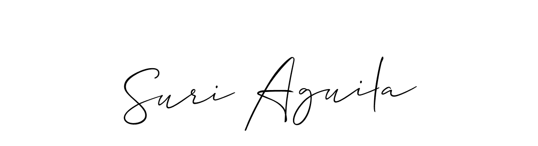 Once you've used our free online signature maker to create your best signature Allison_Script style, it's time to enjoy all of the benefits that Suri Aguila name signing documents. Suri Aguila signature style 2 images and pictures png