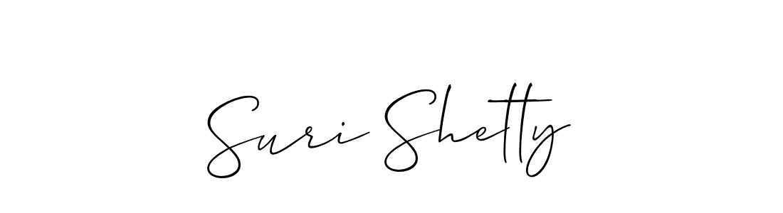 How to make Suri Shetty signature? Allison_Script is a professional autograph style. Create handwritten signature for Suri Shetty name. Suri Shetty signature style 2 images and pictures png