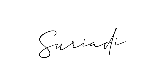 Suriadi stylish signature style. Best Handwritten Sign (Allison_Script) for my name. Handwritten Signature Collection Ideas for my name Suriadi. Suriadi signature style 2 images and pictures png