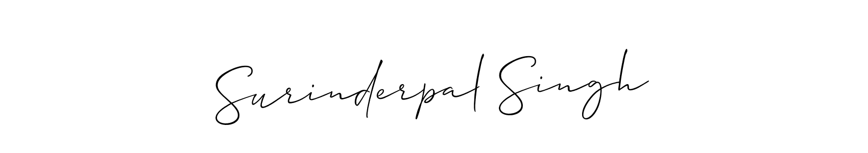 Best and Professional Signature Style for Surinderpal Singh. Allison_Script Best Signature Style Collection. Surinderpal Singh signature style 2 images and pictures png