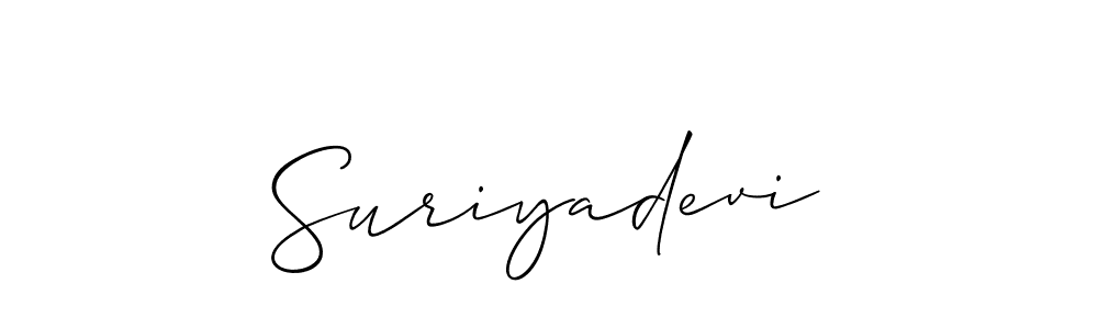 Best and Professional Signature Style for Suriyadevi. Allison_Script Best Signature Style Collection. Suriyadevi signature style 2 images and pictures png