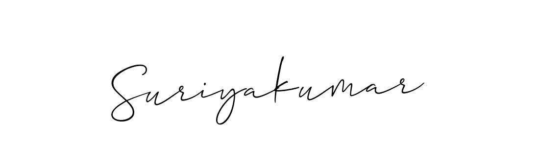 Similarly Allison_Script is the best handwritten signature design. Signature creator online .You can use it as an online autograph creator for name Suriyakumar. Suriyakumar signature style 2 images and pictures png