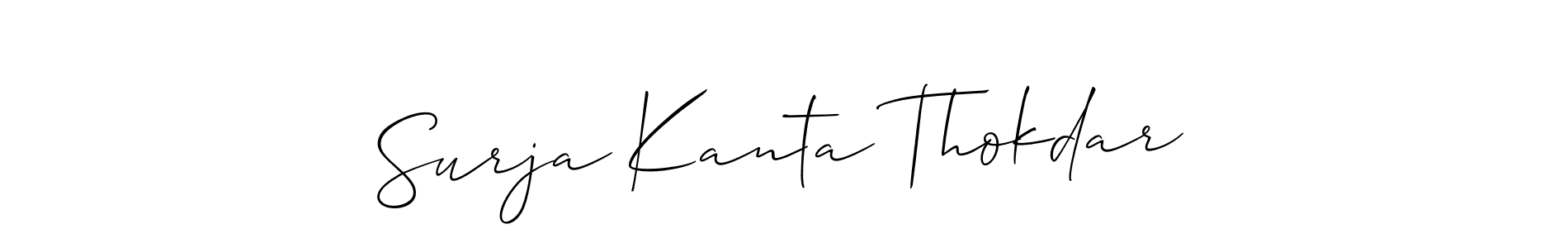 Make a beautiful signature design for name Surja Kanta Thokdar. Use this online signature maker to create a handwritten signature for free. Surja Kanta Thokdar signature style 2 images and pictures png