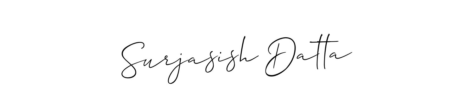 Make a beautiful signature design for name Surjasish Datta. Use this online signature maker to create a handwritten signature for free. Surjasish Datta signature style 2 images and pictures png