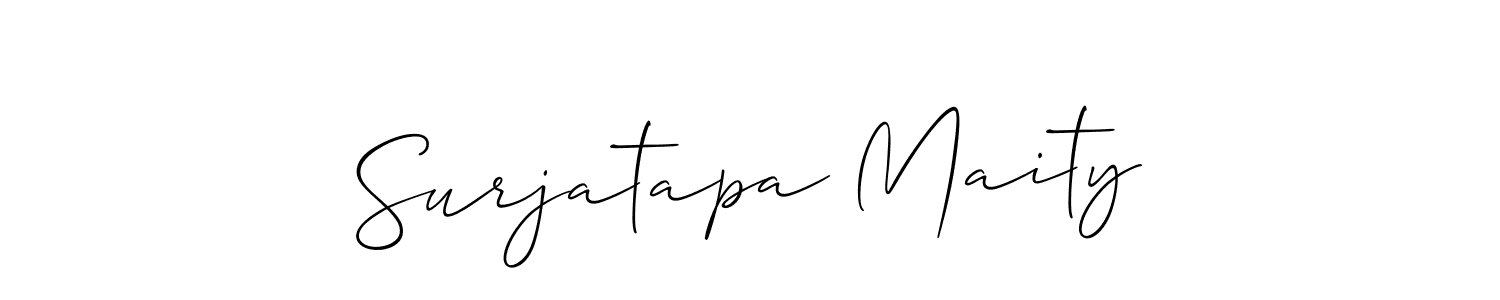 Once you've used our free online signature maker to create your best signature Allison_Script style, it's time to enjoy all of the benefits that Surjatapa Maity name signing documents. Surjatapa Maity signature style 2 images and pictures png