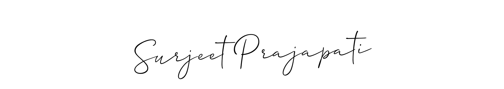 Once you've used our free online signature maker to create your best signature Allison_Script style, it's time to enjoy all of the benefits that Surjeet Prajapati name signing documents. Surjeet Prajapati signature style 2 images and pictures png