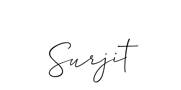 Make a beautiful signature design for name Surjit. Use this online signature maker to create a handwritten signature for free. Surjit signature style 2 images and pictures png