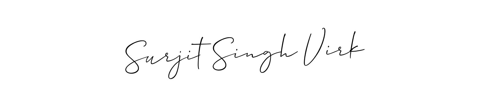 Also You can easily find your signature by using the search form. We will create Surjit Singh Virk name handwritten signature images for you free of cost using Allison_Script sign style. Surjit Singh Virk signature style 2 images and pictures png
