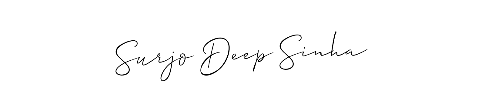 See photos of Surjo Deep Sinha official signature by Spectra . Check more albums & portfolios. Read reviews & check more about Allison_Script font. Surjo Deep Sinha signature style 2 images and pictures png