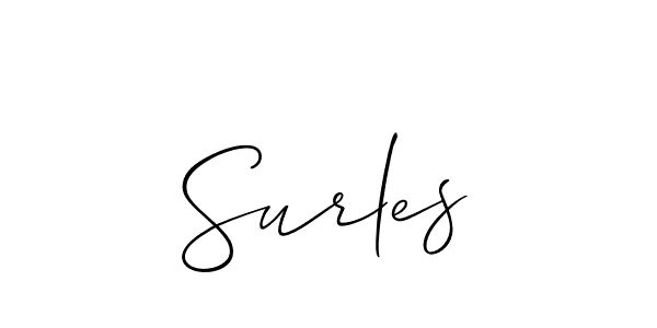 Once you've used our free online signature maker to create your best signature Allison_Script style, it's time to enjoy all of the benefits that Surles name signing documents. Surles signature style 2 images and pictures png