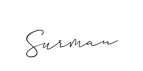 Make a beautiful signature design for name Surman. Use this online signature maker to create a handwritten signature for free. Surman signature style 2 images and pictures png