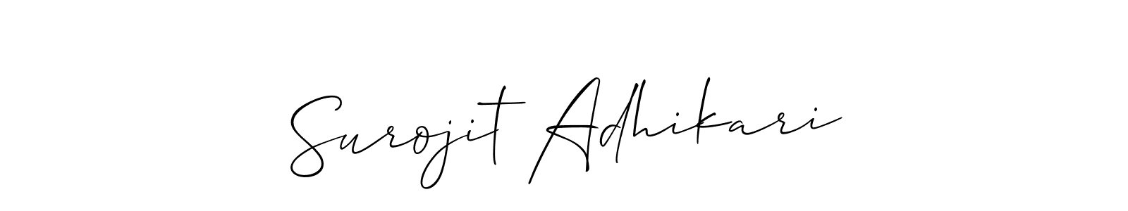Once you've used our free online signature maker to create your best signature Allison_Script style, it's time to enjoy all of the benefits that Surojit Adhikari name signing documents. Surojit Adhikari signature style 2 images and pictures png