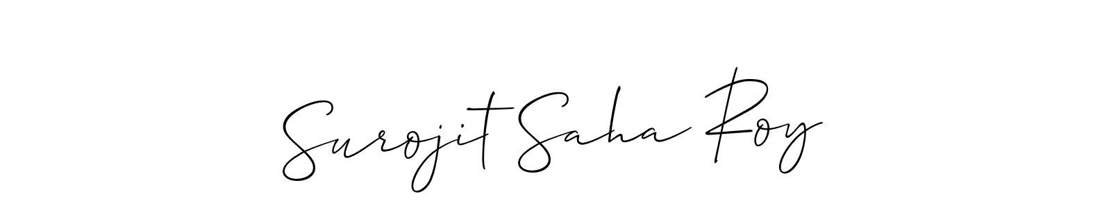 Check out images of Autograph of Surojit Saha Roy name. Actor Surojit Saha Roy Signature Style. Allison_Script is a professional sign style online. Surojit Saha Roy signature style 2 images and pictures png