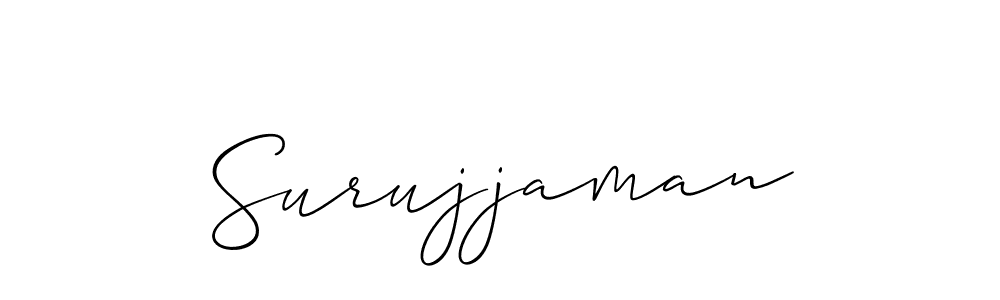 Once you've used our free online signature maker to create your best signature Allison_Script style, it's time to enjoy all of the benefits that Surujjaman name signing documents. Surujjaman signature style 2 images and pictures png