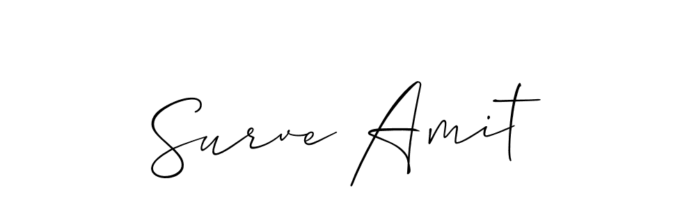 How to make Surve Amit signature? Allison_Script is a professional autograph style. Create handwritten signature for Surve Amit name. Surve Amit signature style 2 images and pictures png