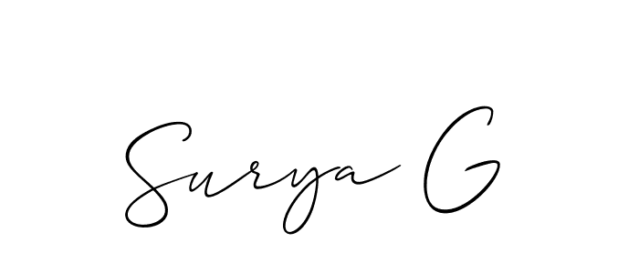 See photos of Surya G official signature by Spectra . Check more albums & portfolios. Read reviews & check more about Allison_Script font. Surya G signature style 2 images and pictures png