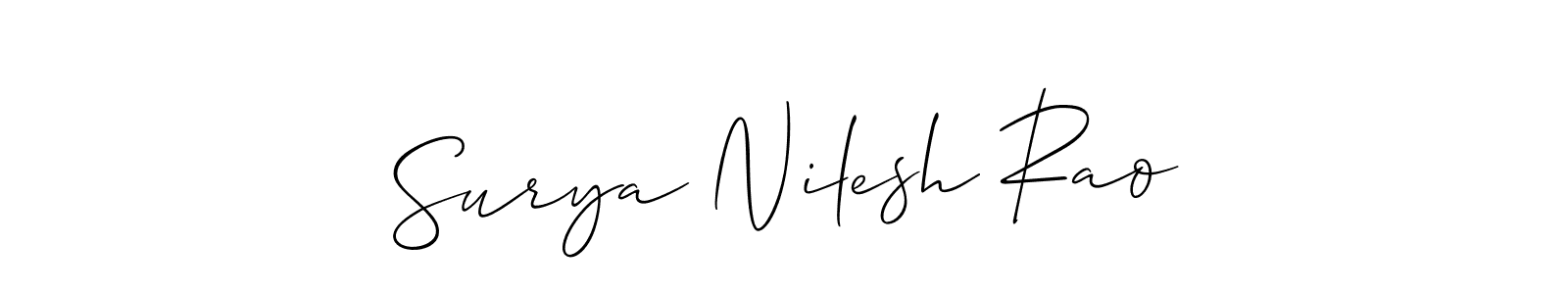 Here are the top 10 professional signature styles for the name Surya Nilesh Rao. These are the best autograph styles you can use for your name. Surya Nilesh Rao signature style 2 images and pictures png